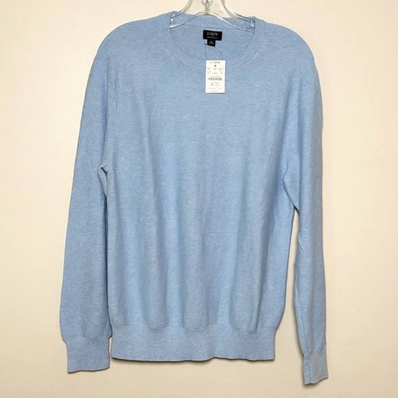 J. Crew Other - NWT J. Crew cotton crewneck Men's Light Blue Sweater